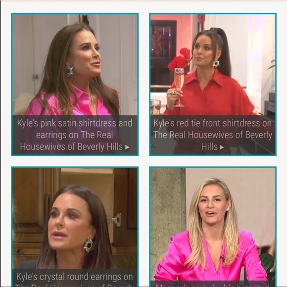 *As seen on Kyle Richards* Amina Muaddi BEGUM' CRYSTAL EMBELLISHED DISK EARRINGS - Picture 2 of 16